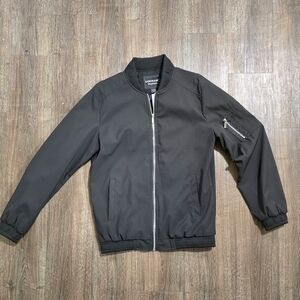 Men's Black Bomber Jacket